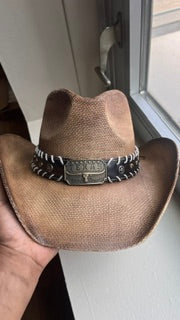 Mixture of Light and Dark Brown Cowboy Hat
