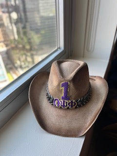 Mixture of Light and Dark Brown Cowboy Hat
